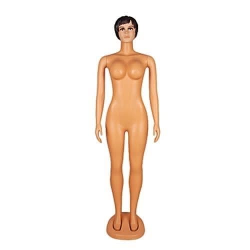 Full Plastic Female Mannequin With Hairstyle