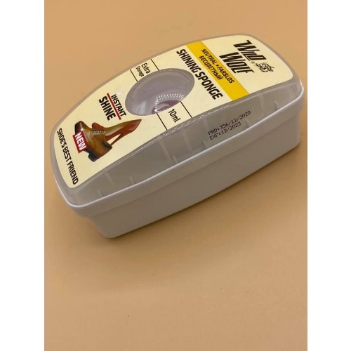 Self Shining Unisex Neutral Sponge Shoe Polish