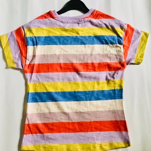 Boys Multicolored Stripe T-shirt