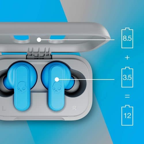 Dime True Wireless In-ear Earbuds - Light Grey & Blue