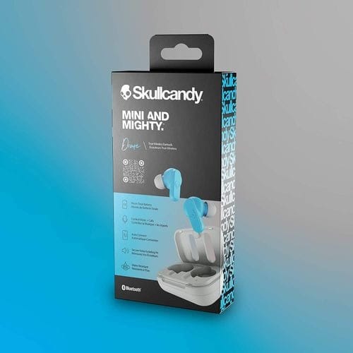 Dime True Wireless In-ear Earbuds - Light Grey & Blue
