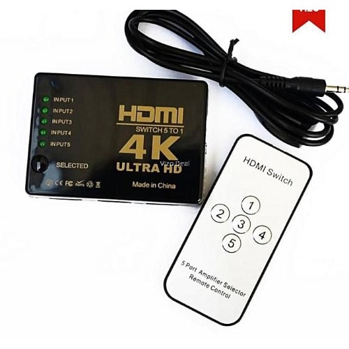 Ultra 4k Hd 3840x2160p 5in1 1080p Video Hdmi Switch