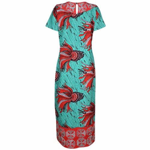 Planetdeals-Flower Designed Women Ankara Wear
