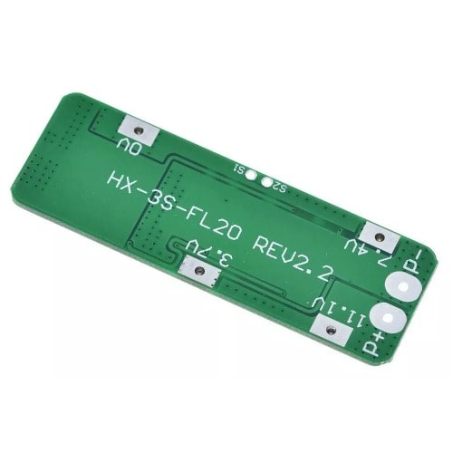3S 12V 20A Balanced 18650 Lithium Battery Charger Protection BMS Board