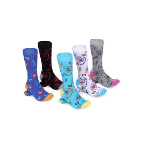 Marino Intricate Paisley 5 Pack  Men Socks -Pack 311