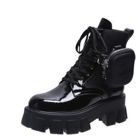 Female Boot Sneakers - Black