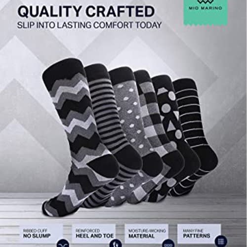 Marino Raven Sharp 6 Pack Men Socks -Pack 316