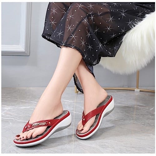 Leisure Flip Flop - Red