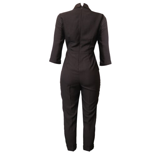 Women's Corprate Jumpsuit -black