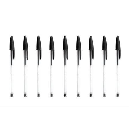 Biro Black  Pieces