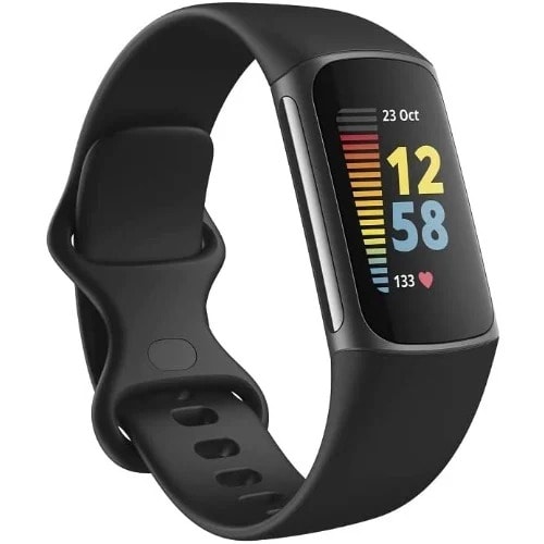 Charge 5 Advanced Fitness & Health Tracker - Stainless Steel - Black & Graphite