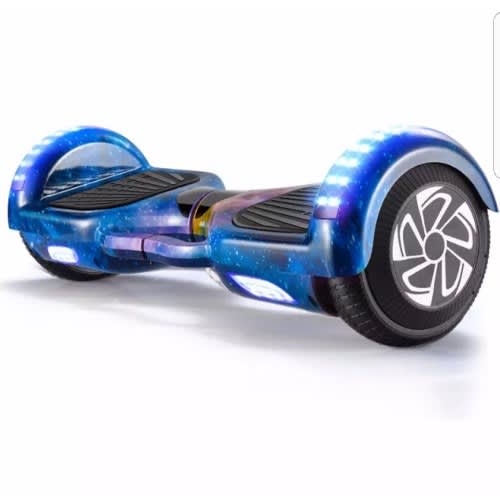 Bluetooth Blue Graffiti Hoverboard Scooter