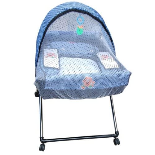 Glims Detachable Baby Cot- Multicolour