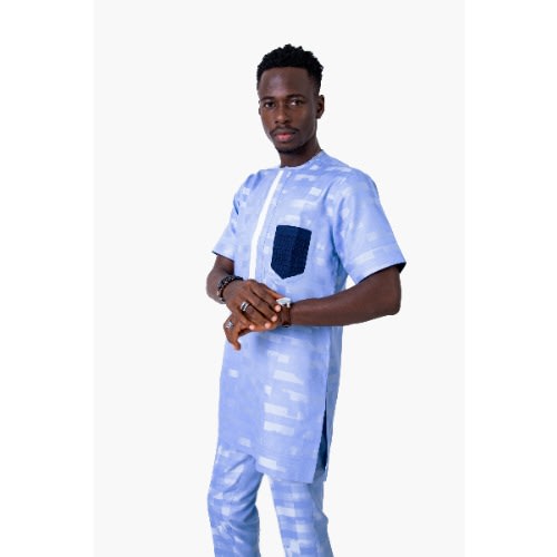 Traditional Attire For Men - Sky Blue