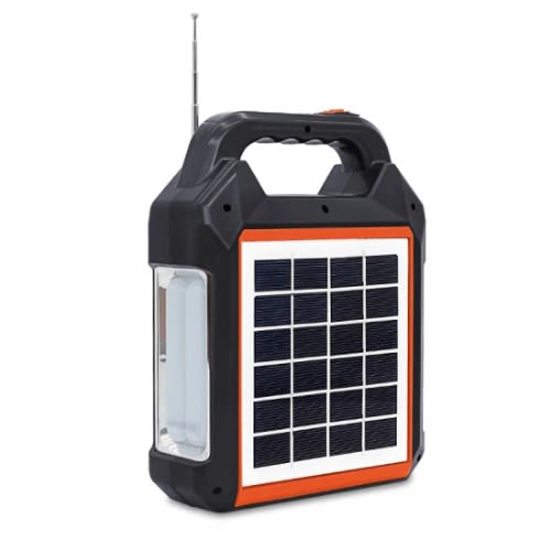 Solar Lighting System With Bulbs And Radio And Bluetooth