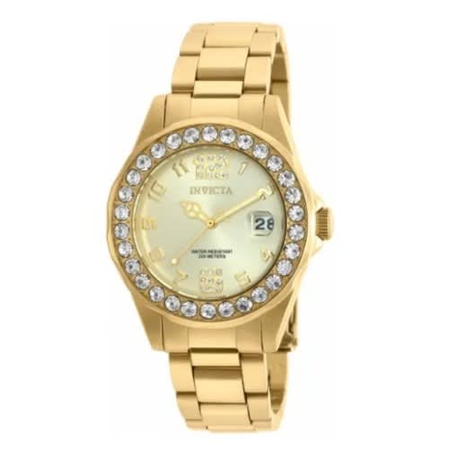 Women’s 21397 Pro Diver Analog Display Quartz Gold Watch