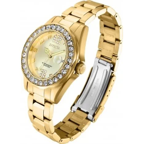 Women’s 21397 Pro Diver Analog Display Quartz Gold Watch