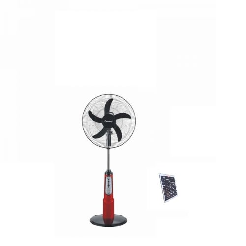18'' Powerful And Super Silent Breeze Rechargeable Fan Frc-45-e + Free Solar Panel - 45W