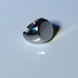 Stainless Steel Index Finger Men's Ring- Silver