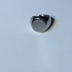 Stainless Steel Index Finger Men's Ring- Silver