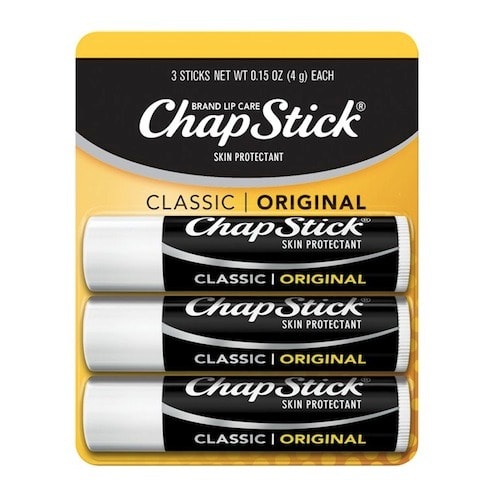 ChapStick Lip Balm  - Lip Care Skin Protectant - 3 Packs
