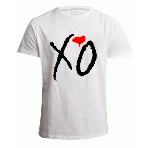 XO Love Print Tshirt - White