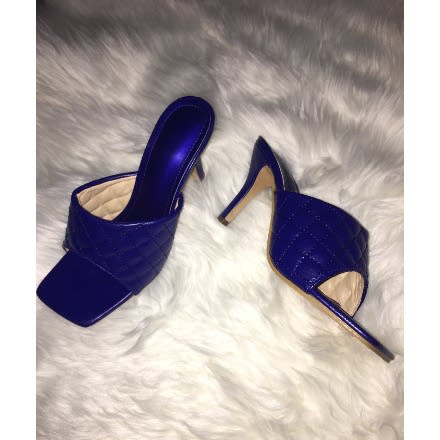 Quilted Mid Heels Women’s Mule