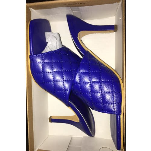 Quilted Mid Heels Women’s Mule