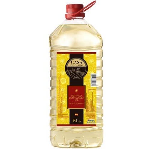 Refined Sunflower Oil 5 Litres - Carton Of 4