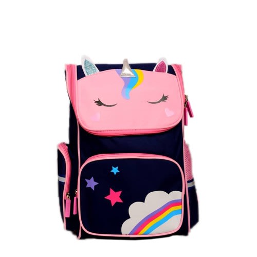 Magical Unicorn Rainbow School Bag Backpack - Suitable For 5-9years - L .