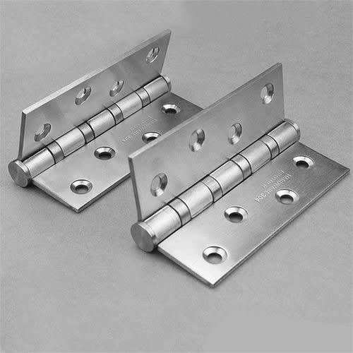 Silver Solid Door Hinges