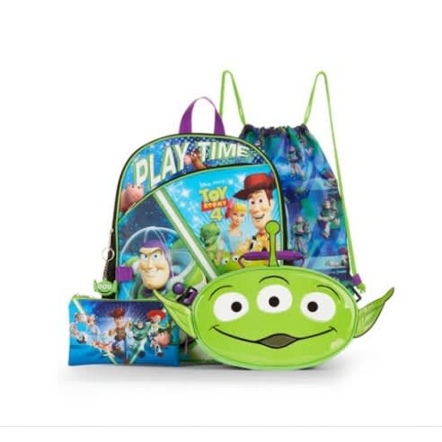 5 In 1 School Bag Backpack Set - 16 Inches