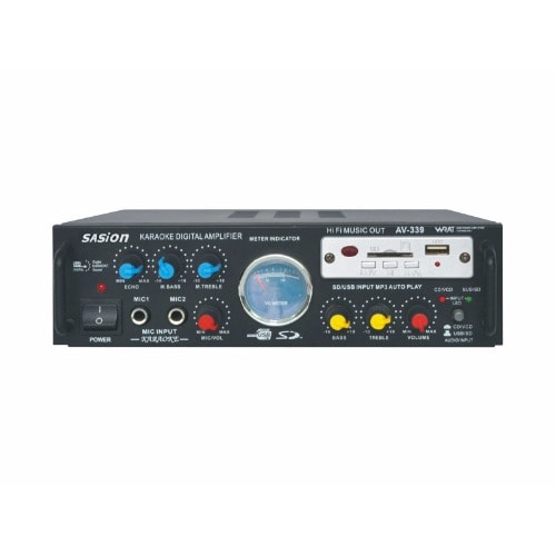 Mini Amplifier - Fara 339 Karaoke With USB Port, SD Slot, MP3 & FM