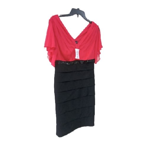 Young Short Dress- Peach & Black