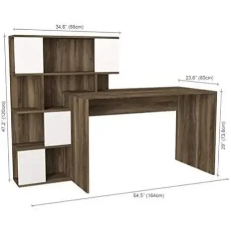 Computer Desk With Shelves