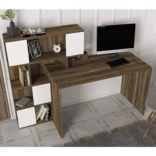 Computer Desk With Shelves