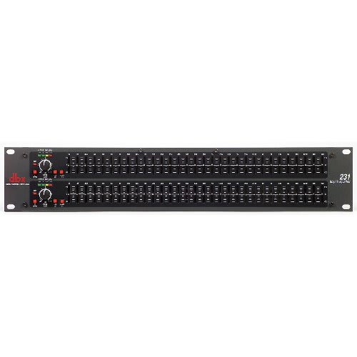 DBX 231 Dual 31 Band Graphic Equalizer - Black