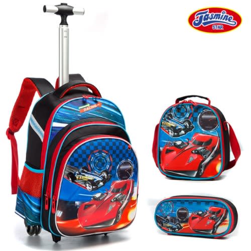 Cars  Trolley School Bag - 3 In 1 Big