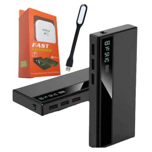40,000mAh Power Bank With  Fast Charger And Usb Led Light
