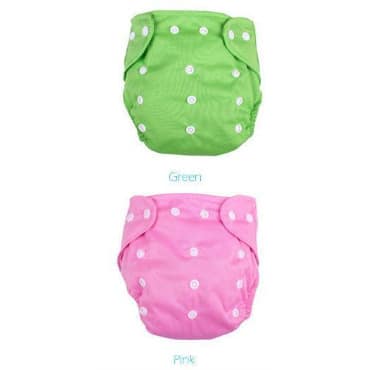 GP Reusable And Washable Baby Diaper & Inserts - 2 pc