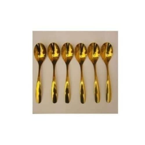 Gold Spoons - 6 Pieces