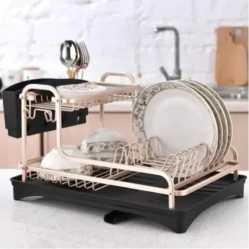 Plate Rack - Rose Gold