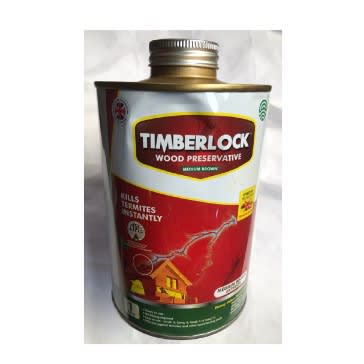 Timber Lock Wood Preservative - Medium Brown -  1L