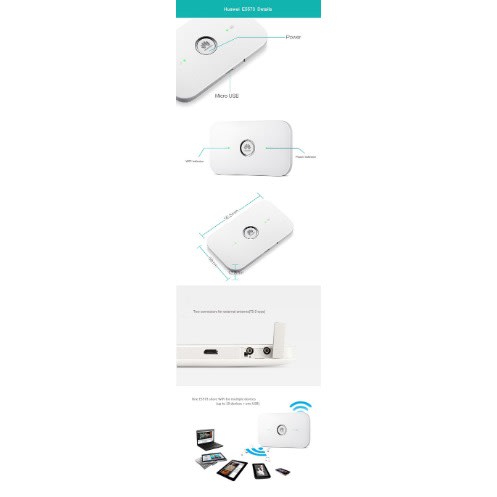 Huawei E5573s-606 4g Lte Mifi Hotspot For Glo, Ntel, Mtn, Swift, Spectranet & Others