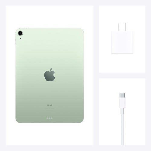 iPad Air (4th Gen) - 10.9" - 256GB ROM - Wi-Fi + Cellular - 5G LTE - Single Nano SIM - Green