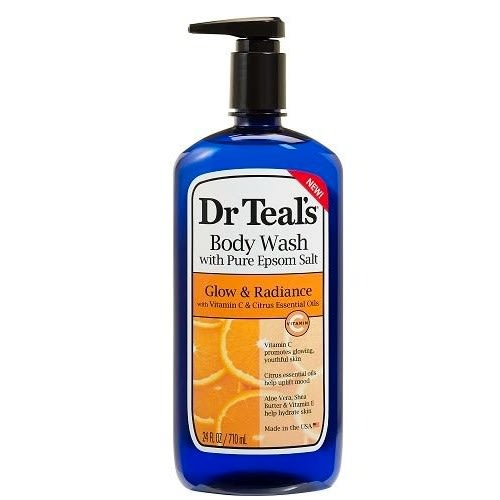 Dr Teal's Glow & Radiance Body Wash With Vitamin C And Citrus Essential Oils - 24 Fl.oz.