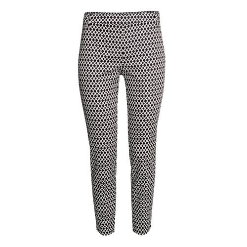 Patterned Tapered Trousers