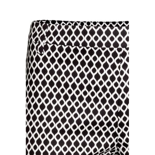 Patterned Tapered Trousers