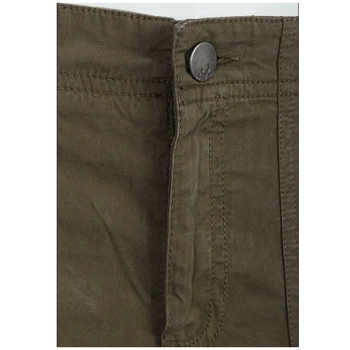 Ladies Turn Up Cuff Chino Trouser - Hunger  Green