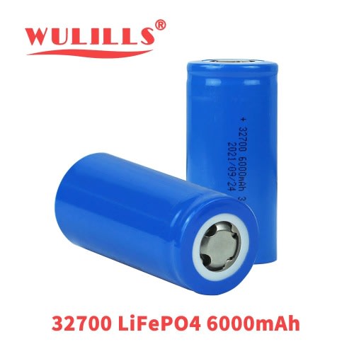 Rechargeable Battery For Led Flashlights Emergency Lights -2 Pieces - 32700 3.2v 6000mah Lifepo4